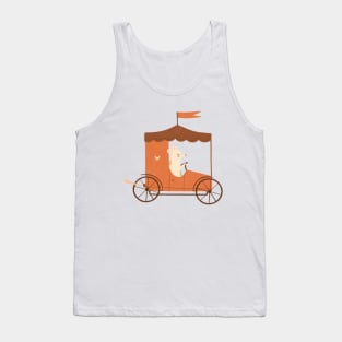 Mouse driving a car Tank Top